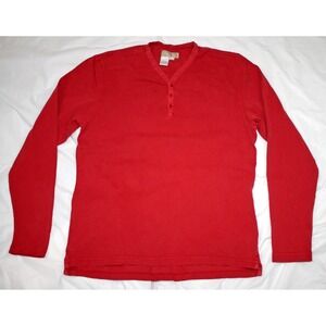 The Territory Ahead Mens  Long Sleeve Henley Pullover‎ Shirt Size Small